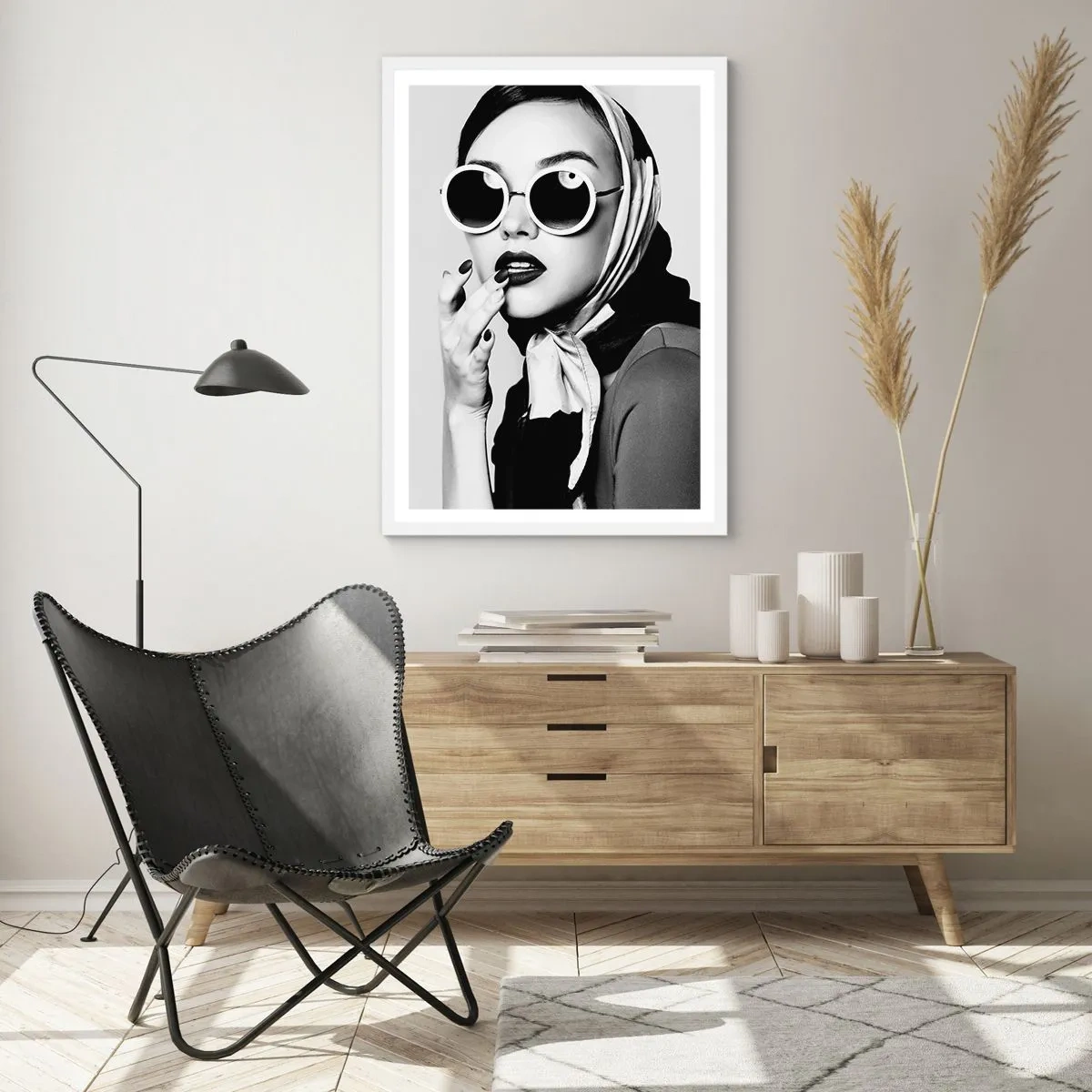 Poszter fekete keretben - Üdvözlet a 60-as évekből - 40x50 cm