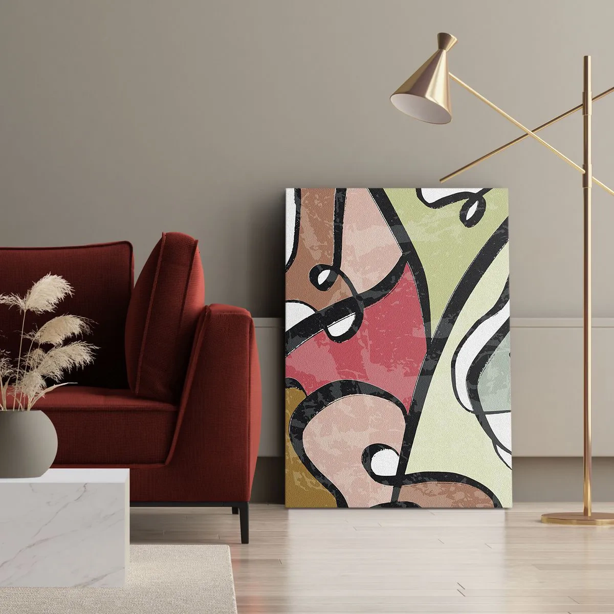 Vászonkép - Pirouettek a színek között - 65x120 cm