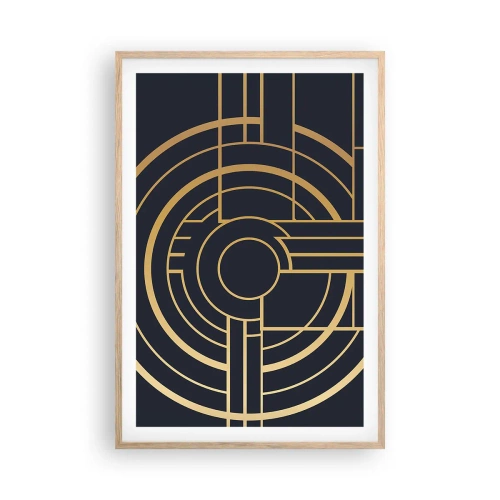 Poszter világos tölgy keretben - A dolgok fordulatai - 61x91 cm