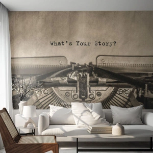 Fotótapéta Premium Sand - Meséld el - Habosító gép, Szüret, Retro - 400x280 cm