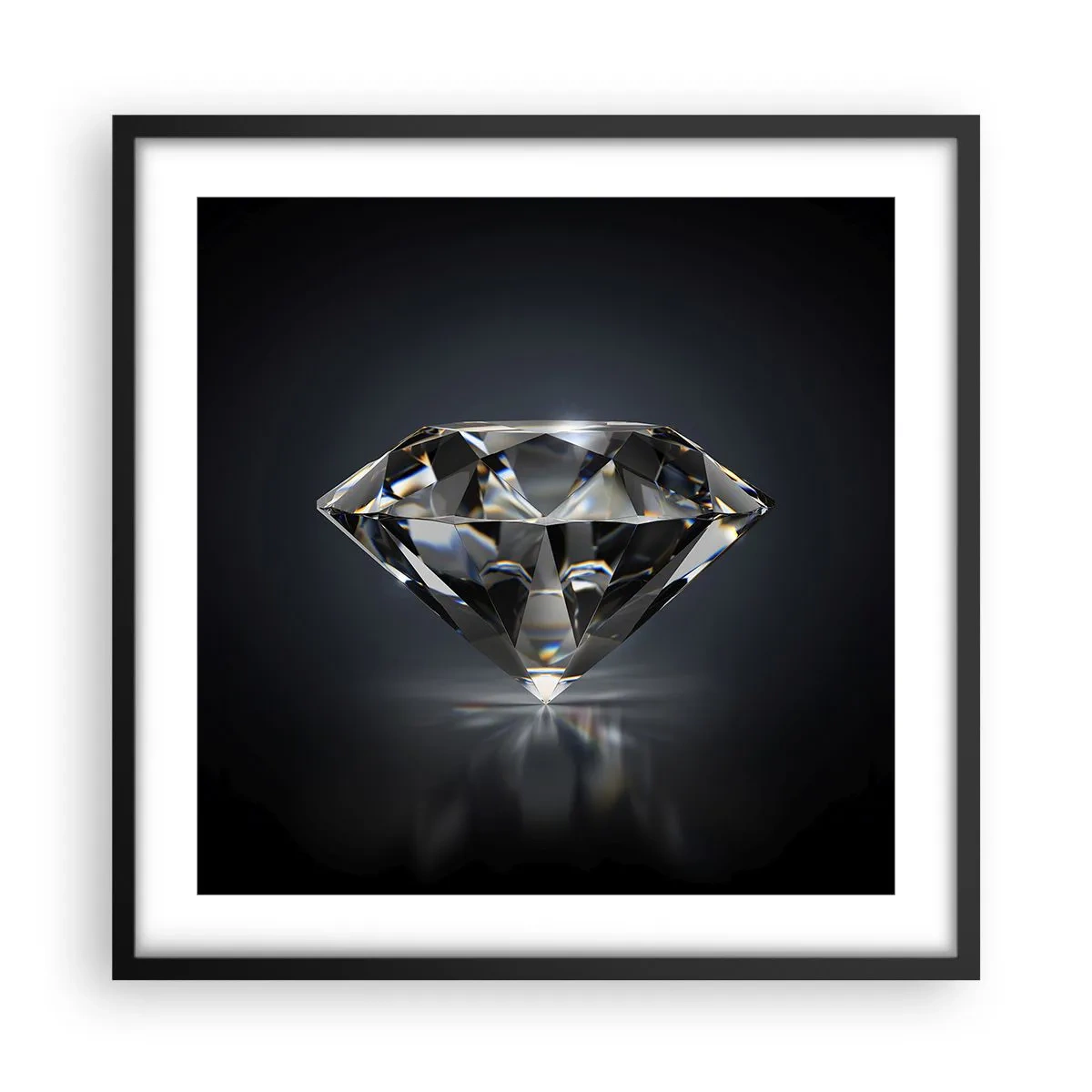 Poszter fehér keretben - Best girls friend - 50x50 cm