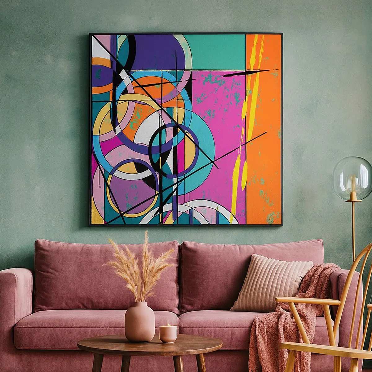 Vászonkép - Kerékről kerékre - 30x30 cm