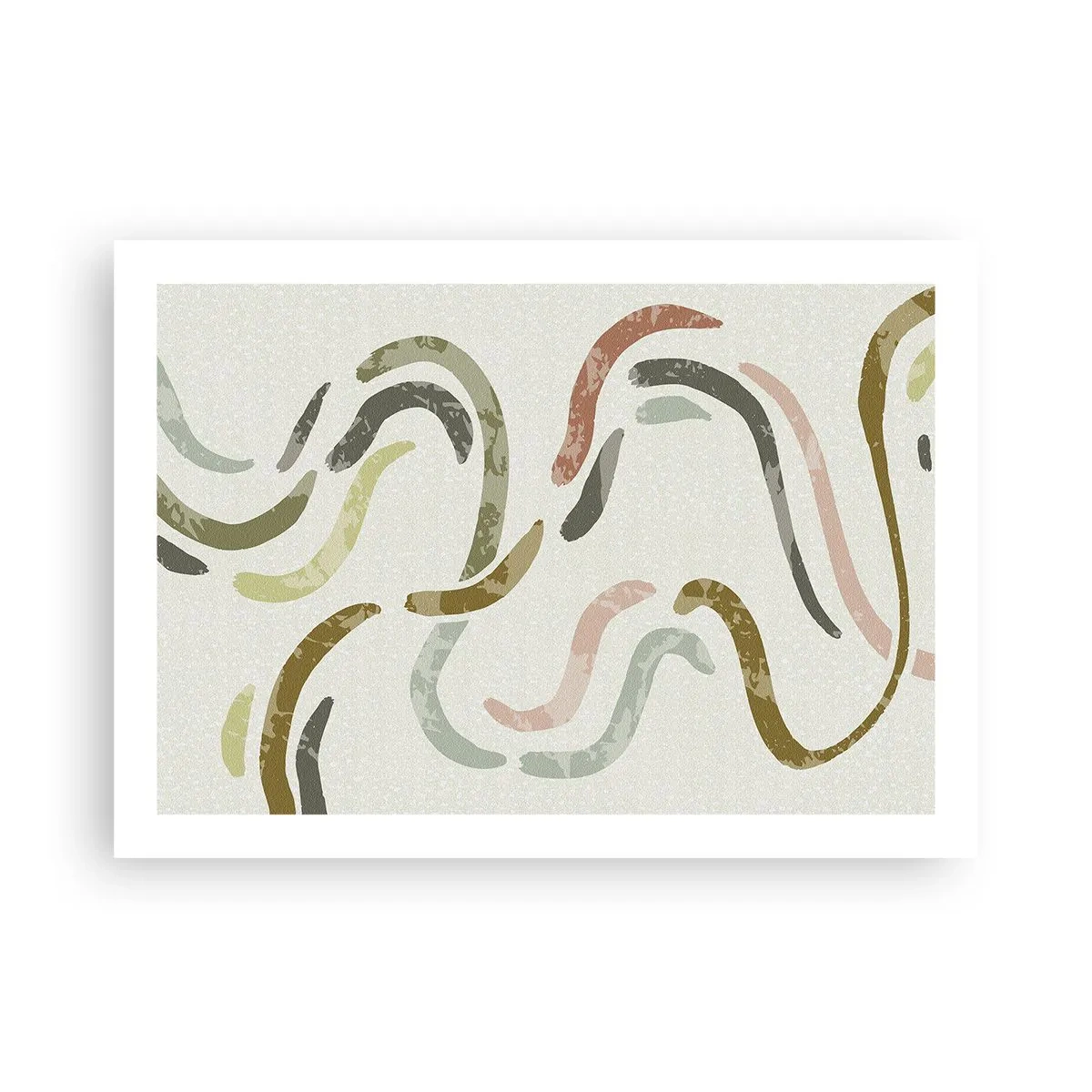 Poszter - Az absztrakció vidám tánca - 70x50 cm