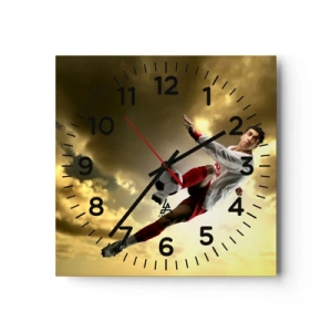 Falióra, Óra - Futball Mennyország - 30x30 cm