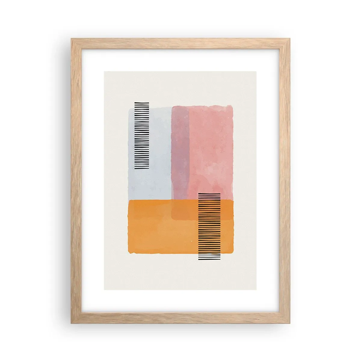 Poszter világos tölgy keretben - Saroktól sarokig - 30x40 cm