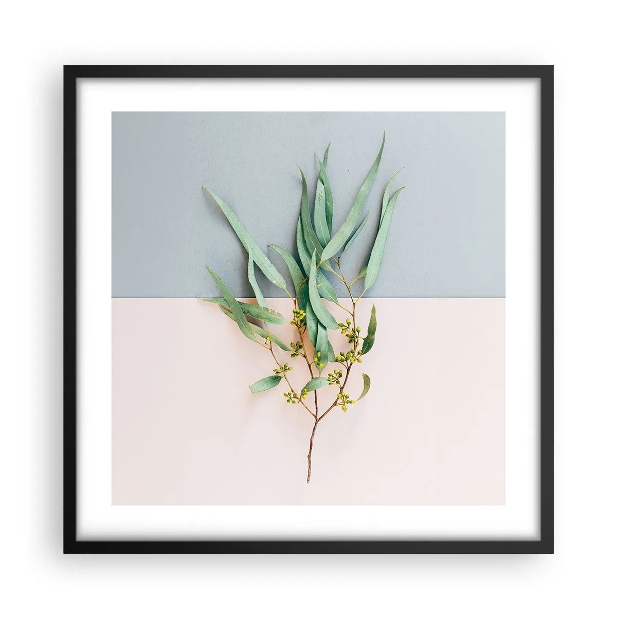 Poszter fehér keretben - Pasztell finomság - 50x50 cm