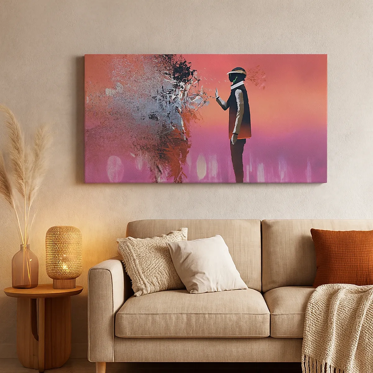 Vászonkép - Tudsz magadba nézni? - 30x30 cm