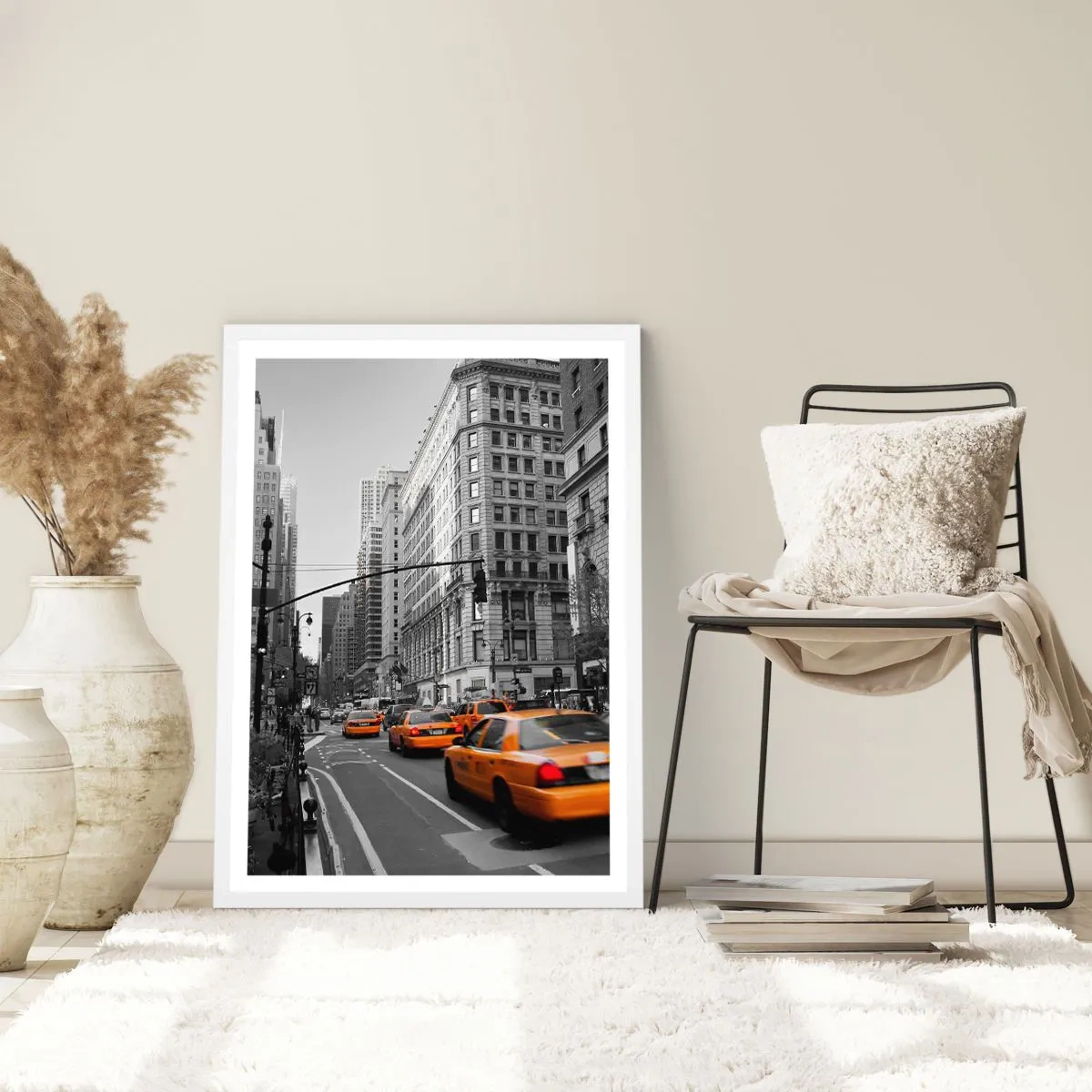 Poszter fekete keretben - Nagyvárosi napok - 50x70 cm