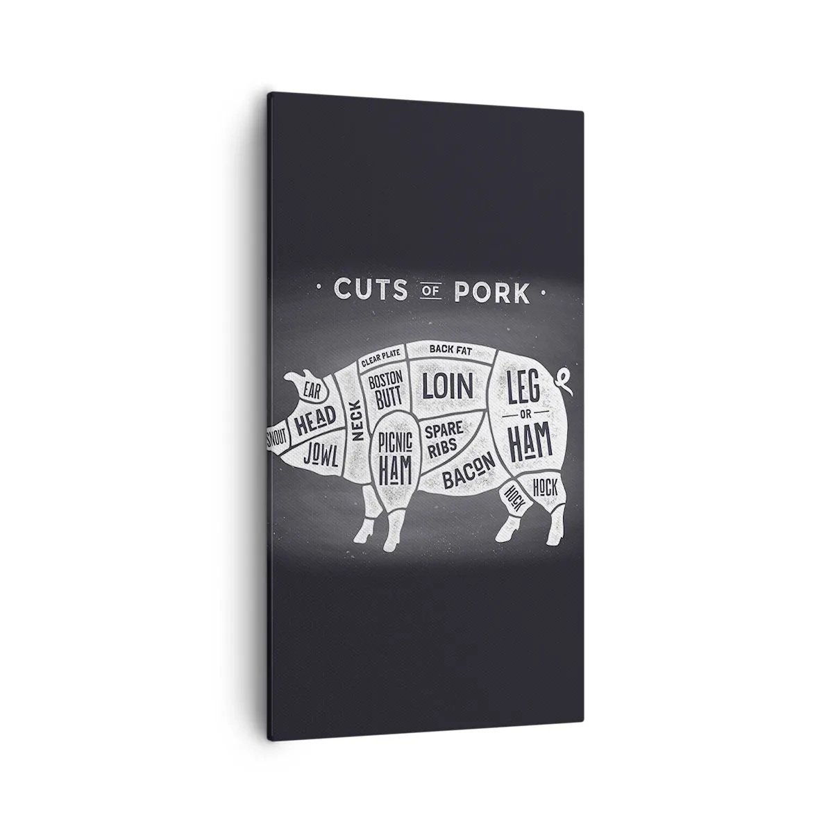 Vászonkép - Mészáros ábécéskönyve - 55x100 cm