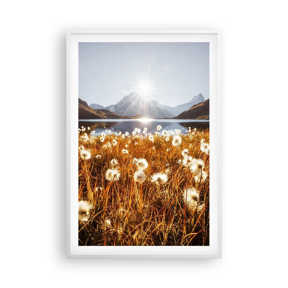 Poszter fekete keretben - Szikla keménysége, fű lágysága - 61x91 cm