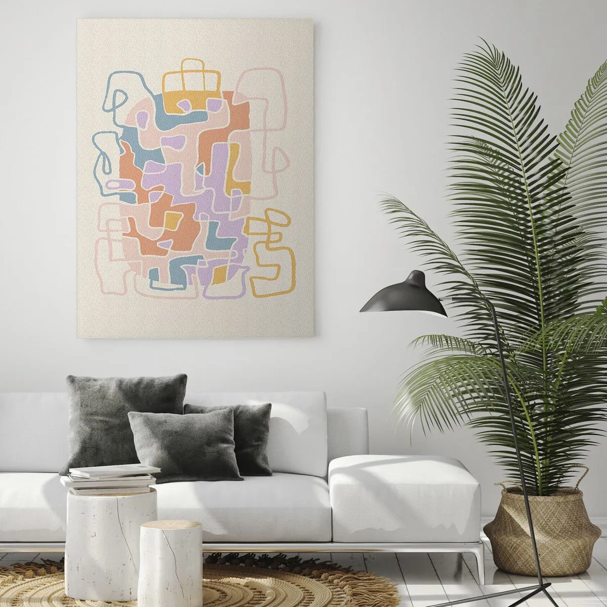 Üveg kép - Labirintus - egy örömteli kaland - 50x70 cm