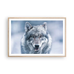 Poszter világos tölgy keretben - Vállalod a kihívást? - 91x61 cm