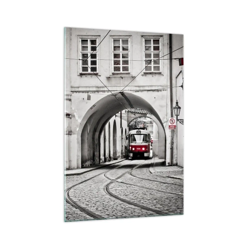 Üveg kép - A város labirintusán keresztül - 70x100 cm