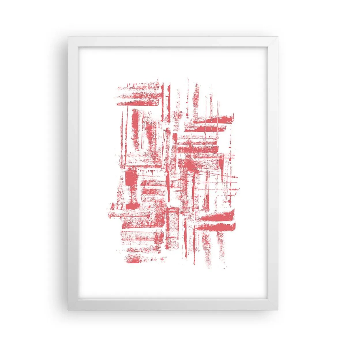 Poszter fekete keretben - A vörös város - 30x40 cm
