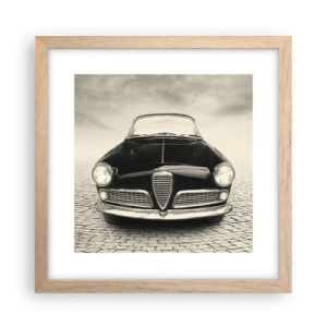 Poszter világos tölgy keretben - És hogy ne szeretnél engem? - 30x30 cm