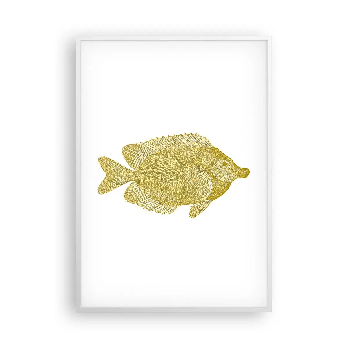 Poszter fekete keretben - Csak a hal - 70x100 cm