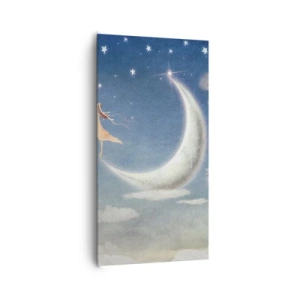 Vászonkép - Kék udvarló - 65x120 cm