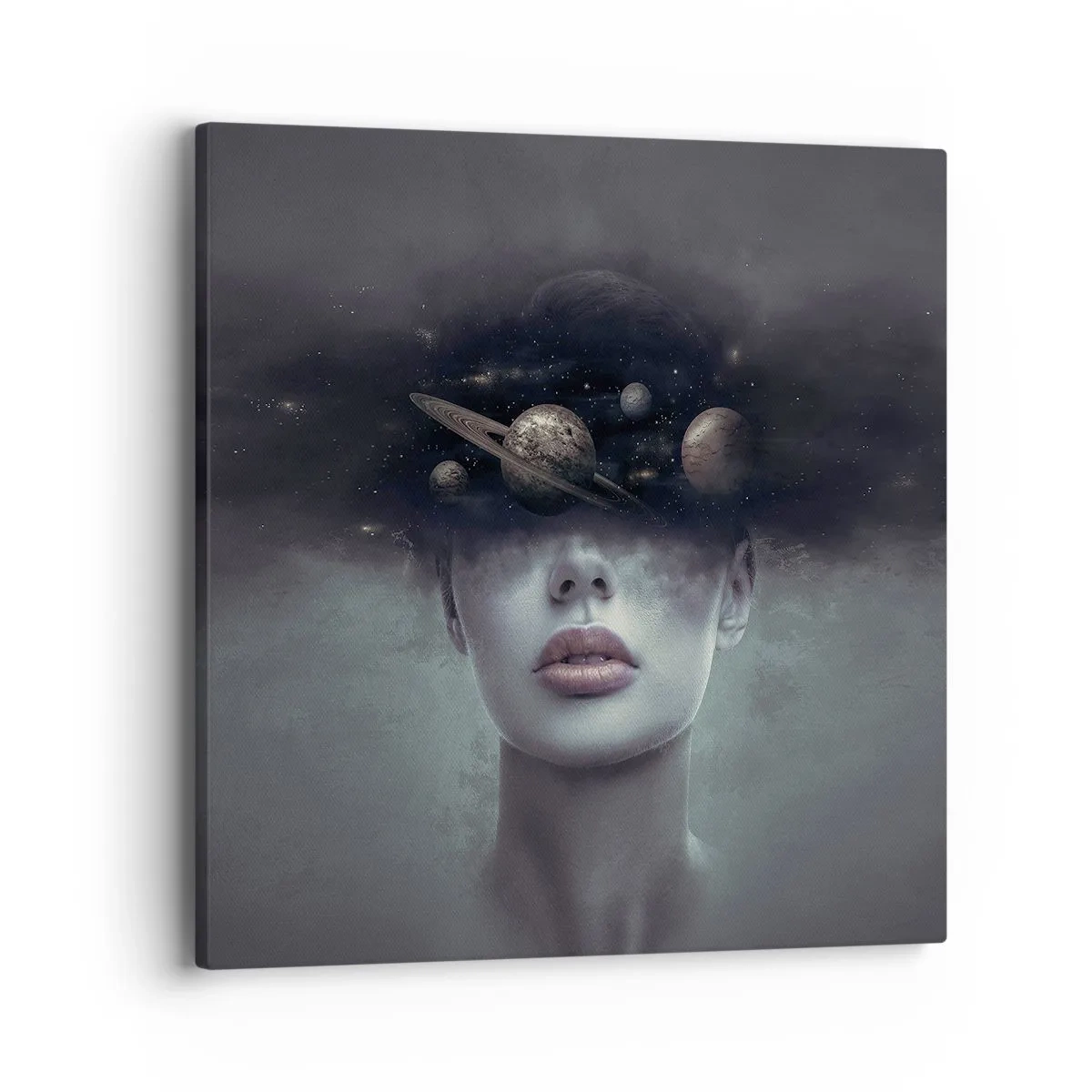 Vászonkép - És a bolygók megvadulnak... - 40x40 cm