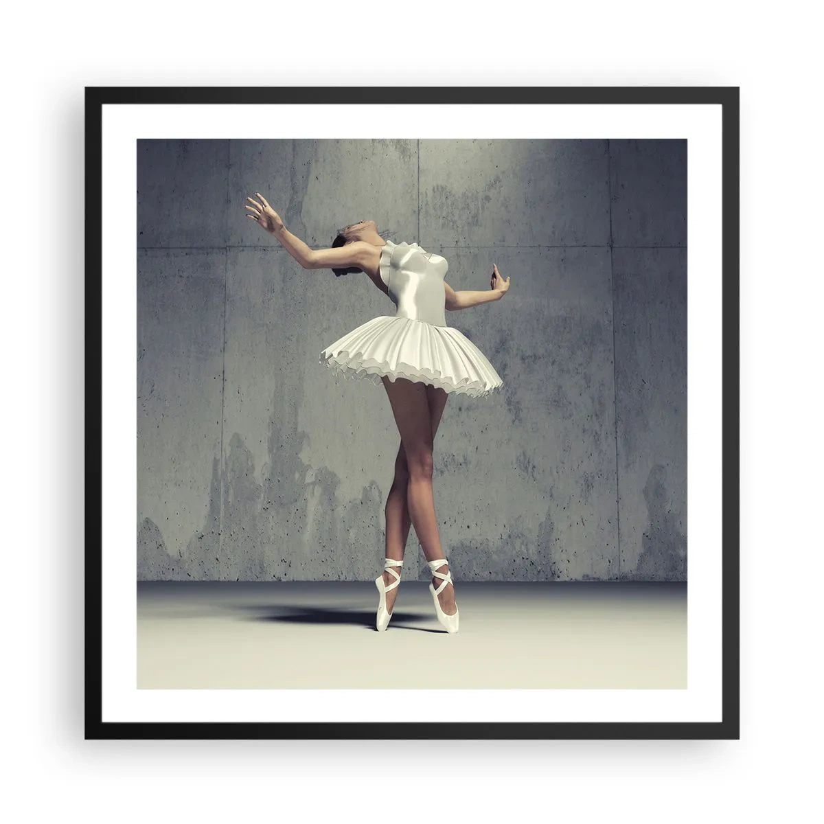 Poszter fehér keretben - Könnyű, mint a madár - 60x60 cm