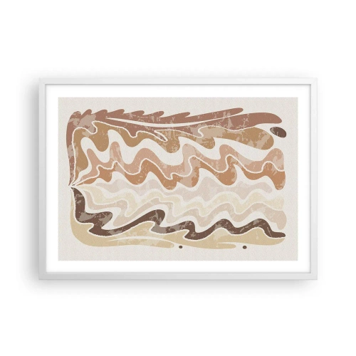 Poszter fekete keretben - Jó energia - jó érzelmek - 70x50 cm