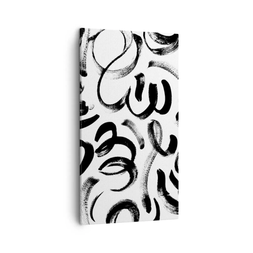 Vászonkép - Feketén-fehéren - 45x80 cm