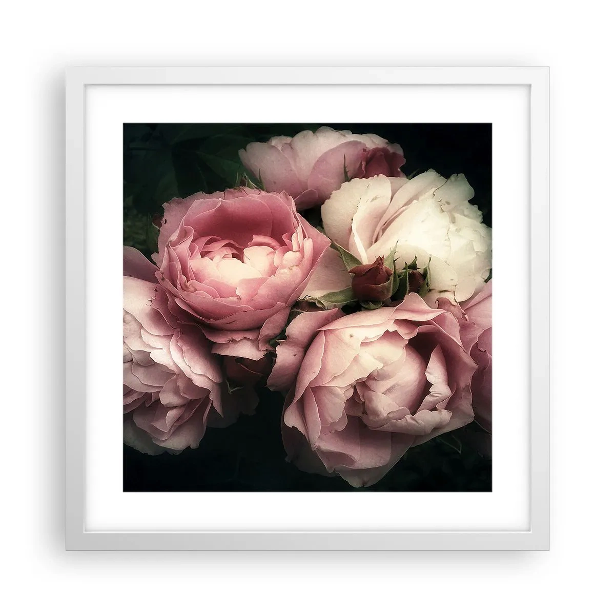 Poszter fekete keretben - Belle epoque varázs - 40x40 cm