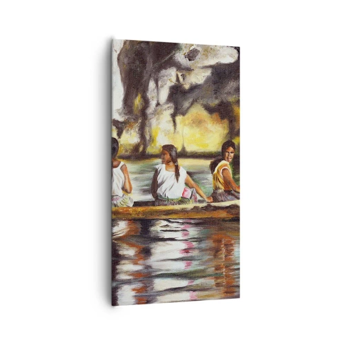 Vászonkép - Egy polinéz paradicsomban - 65x120 cm