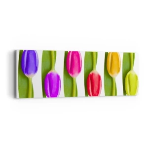 Vászonkép - Szivárvány kompozíció - 90x30 cm