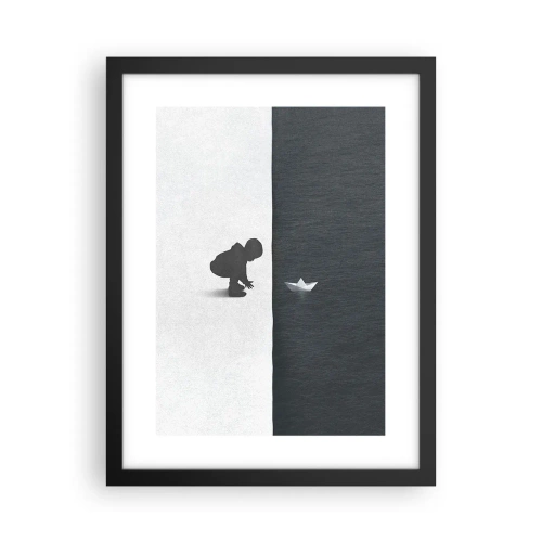 Poszter fehér keretben - Nagy utazás - 30x40 cm