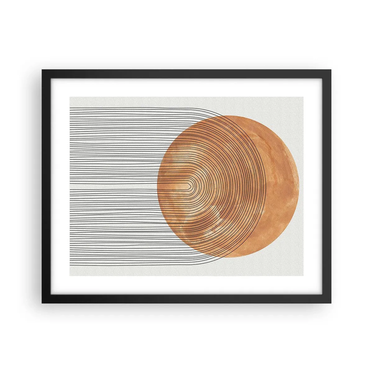 Poszter fehér keretben - Egy napsütéses kompozíció - 50x40 cm