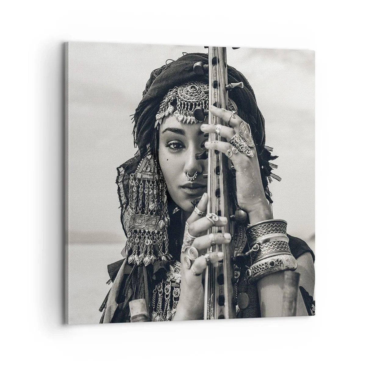 Vászonkép - Csak a keleti zene - 60x60 cm