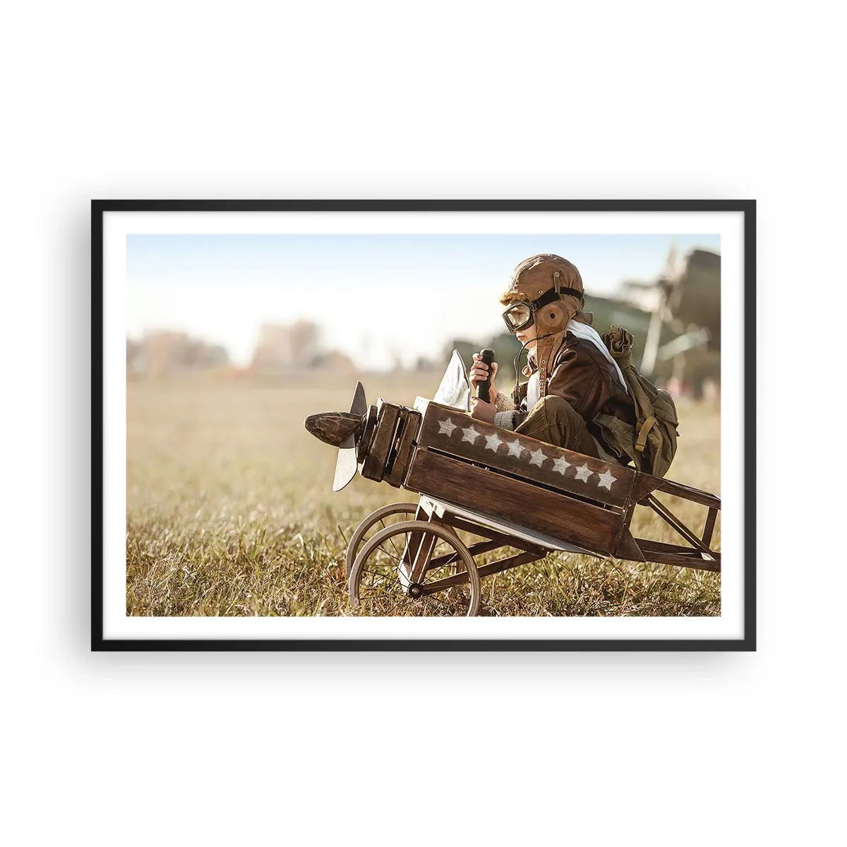 Poszter fehér keretben - Indulás egy álom felé - 91x61 cm