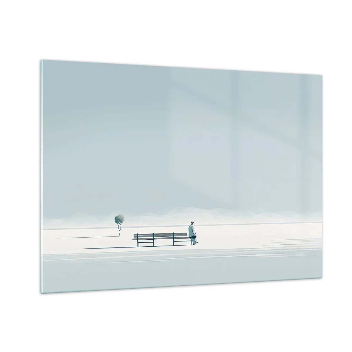 Üveg kép - Igen, én várok. - 100x70 cm