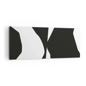 Vászonkép - Pozitív-negatív - 120x50 cm