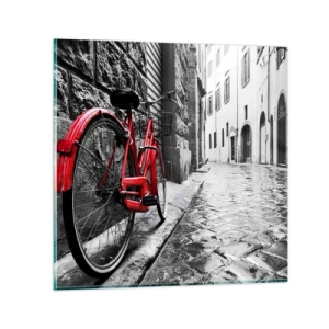 Üveg kép - Az igazi gyönyör nem öregszik - 40x40 cm