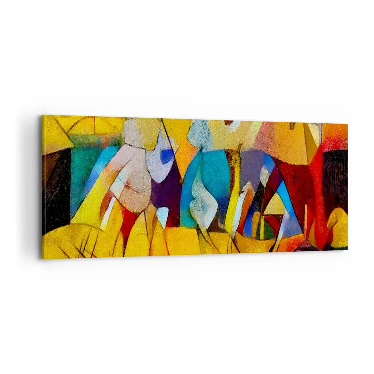 Vászonkép - Nap - élet - boldogság - 100x40 cm