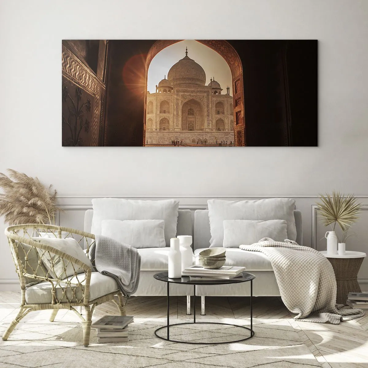 Üveg kép - A földöntúli szerelem emlékműve - 100x40 cm
