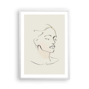 Poszter fekete keretben - Bizonyos vonallal - 50x70 cm