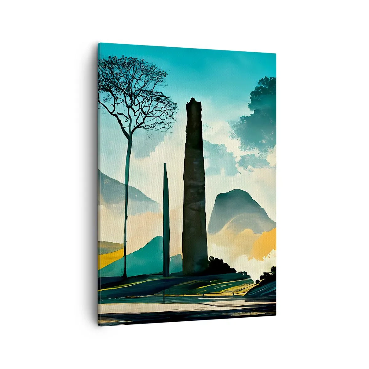 Vászonkép - Mindíg magasabbra és magasabbra - 50x70 cm