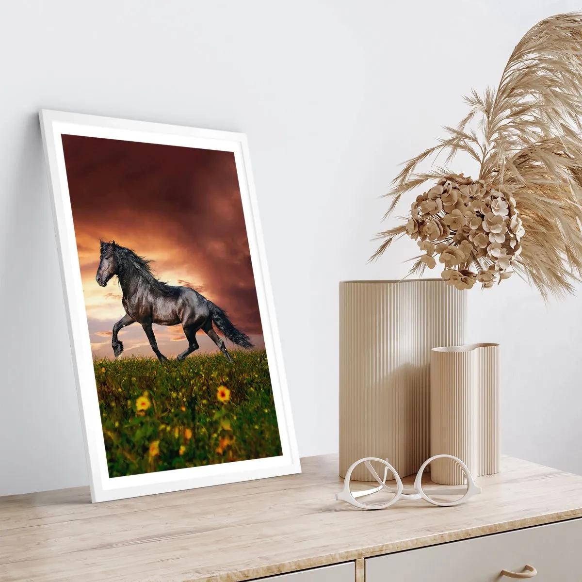 Poszter fekete keretben - Fekete herceg - 70x100 cm