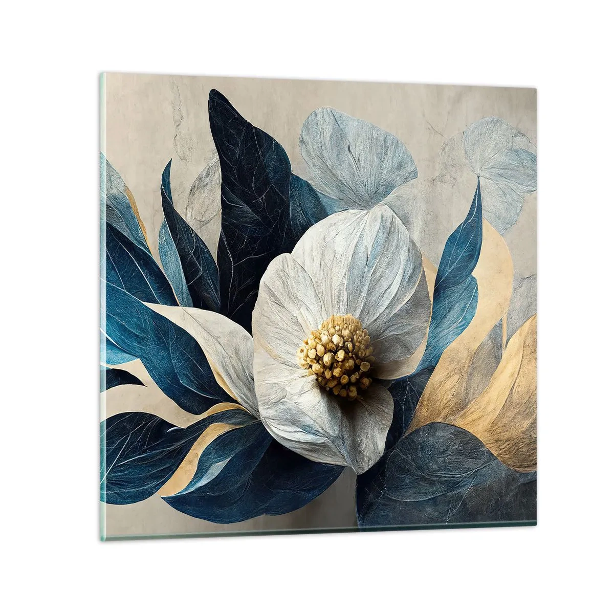 Üveg kép - Arany szíve van - 50x50 cm