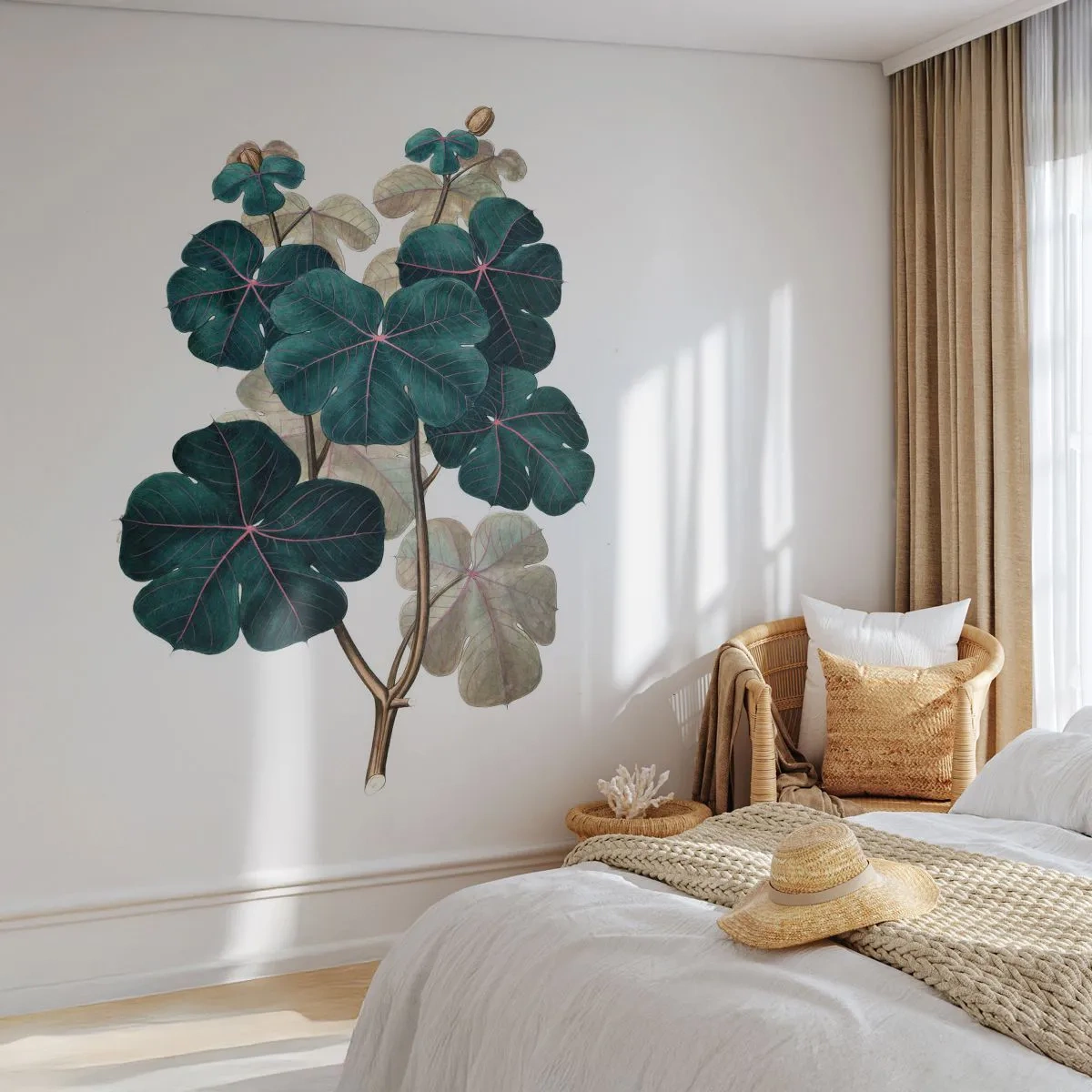 Öntapadós Fotótapéta Deluxe Sticker - Egy régi herbáriumból - Növény, Levelek, Növénytan - 250x175 cm