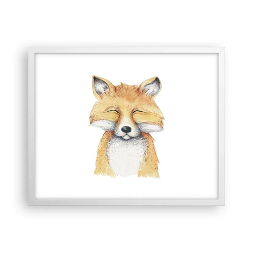 Poszter fekete keretben - Róka hangulatok - 50x40 cm