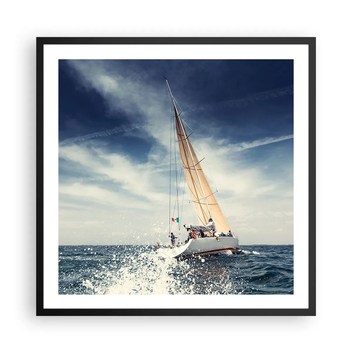 Poszter fehér keretben - Nem érnek utol! - 60x60 cm