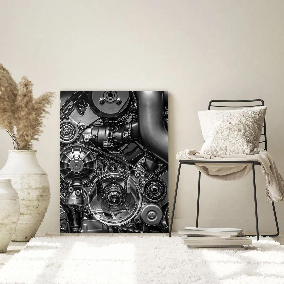 Üveg kép - A mechanika költészete - 50x70 cm
