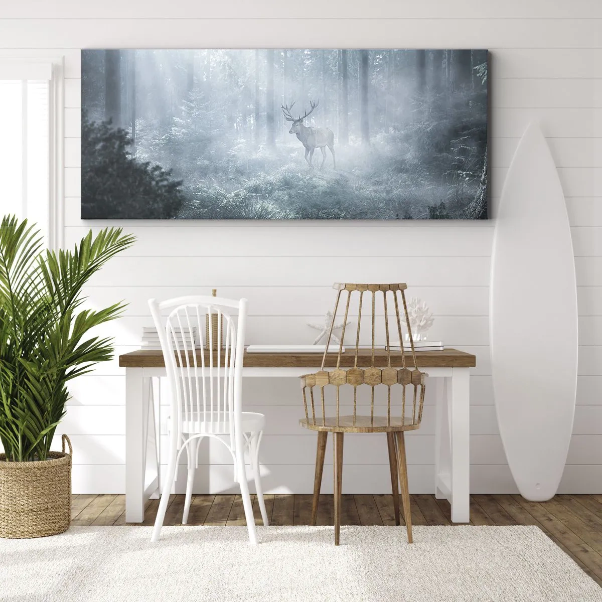 Vászonkép - Reggeli birtokellenőrzés - 160x50 cm