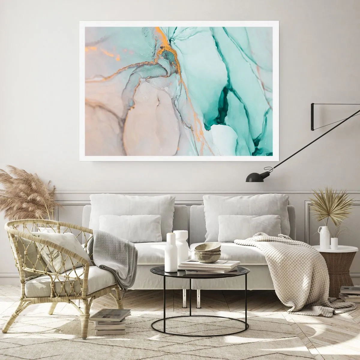 Poszter - Formák és színek tánca - 100x70 cm