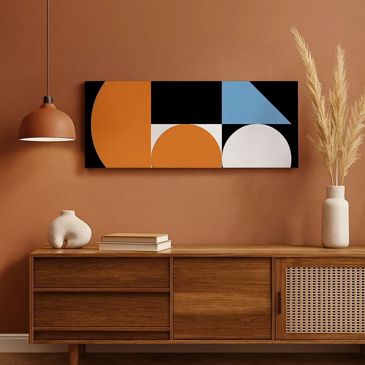 Vászonkép - Képletes rendszer - 100x40 cm