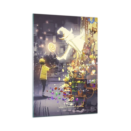 Üveg kép - A mágia létezik - 50x70 cm