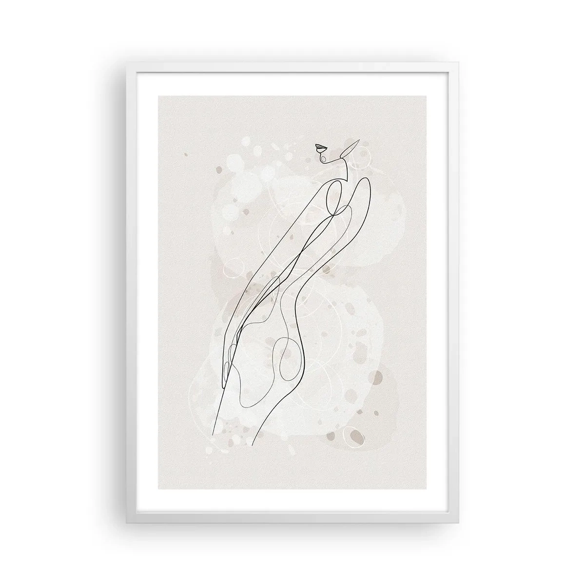 Poszter fekete keretben - Eltévedni nézésben - 50x70 cm